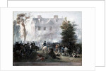 Battle of Germantown, Attack on Judge Chew's House, 1860 by Alonzo Chappel