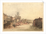 View of the River Irwell, Manchester, c.1820-30 by English School
