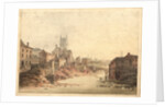 View of the River Irwell, Manchester, c.1820-30 by English School