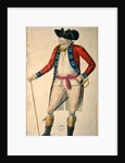 Portrait of Lieutenant Colonel Chadwick, late 18th century by English School
