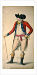 Portrait of Lieutenant Colonel Chadwick, late 18th century by English School