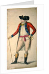 Portrait of Lieutenant Colonel Chadwick, late 18th century by English School
