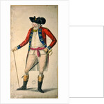 Portrait of Lieutenant Colonel Chadwick, late 18th century by English School