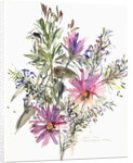 Floral, South African daisies and lavander, 2004 by Claudia Hutchins-Puechavy