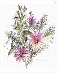 Floral, South African daisies and lavander, 2004 by Claudia Hutchins-Puechavy