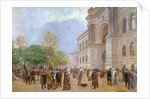 Outside the Palais de l'Industrie by Jean Beraud