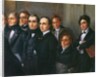 Lecture in the Foyer of the Comedie Francaise, 26 May 1828 by Francois Joseph Heim