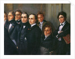 Lecture in the Foyer of the Comedie Francaise, 26 May 1828 by Francois Joseph Heim
