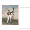 Louis-Philippe bearing the tricolore flag on the barricades during Revolution of 1830 by French School