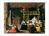 Visit to the new mother by Abraham Bosse