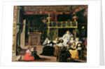 Visit to the new mother by Abraham Bosse