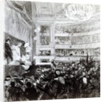 The Battle of Hernani at the Comedie Francaise on the 25th February 1830, 1909 by Paul Albert Besnard