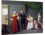 Baron Jean Louis Alibert performing the vaccination against smallpox in the Chateau of Liancourt, c. 1820 by Constant Joseph Desbordes