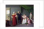 Baron Jean Louis Alibert performing the vaccination against smallpox in the Chateau of Liancourt, c. 1820 by Constant Joseph Desbordes