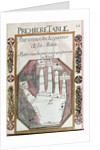 Parts of the left hand for those who are born during the night by French School