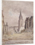 Demolition of Saint-Germain-des-Pres, c. 1867-68 by Prudent Leon Bouchaud