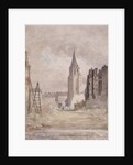 Demolition of Saint-Germain-des-Pres, c. 1867-68 by Prudent Leon Bouchaud