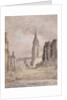 Demolition of Saint-Germain-des-Pres, c. 1867-68 by Prudent Leon Bouchaud