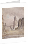 Demolition of Saint-Germain-des-Pres, c. 1867-68 by Prudent Leon Bouchaud