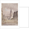 Demolition of Saint-Germain-des-Pres, c. 1867-68 by Prudent Leon Bouchaud