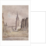 Demolition of Saint-Germain-des-Pres, c. 1867-68 by Prudent Leon Bouchaud