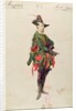 Costume of the Hunter Samiel for the opera 'Der Freischutz' by Carl Maria von Weber 1841 by Paul Lormier