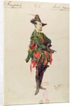 Costume of the Hunter Samiel for the opera 'Der Freischutz' by Carl Maria von Weber 1841 by Paul Lormier