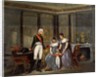 The Empress Josephine presenting her daughter, Hortense and grandson, Louis-Napoléon to Tsar Alexander at Malmaison in May 1814 by Jean Louis Victor Viger du Vigneau