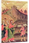Icon depicting the Healing of the Paralytic, 1811 by Bulgarian School