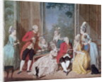 The Salon of Philippe Egalite Duc d'Orleans by Louis Carrogis Carmontelle