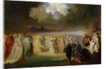 Frederic Chopin in concert at the Hotel Lambert, Paris, 1840 by Antar Teofil Kwiatowski
