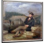 Portrait of Prosper Merimee working as an inspector of historical monuments, 1837 by Marc Paumier