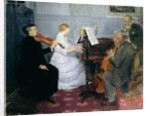 Chamber Music Concert, c.1885-90 by Jules Alexandre Gruen or Grun