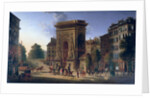 View of the Porte St. Denis and the Boulevard de Bonne Nouvelle by Pierre Alexandre Pau de Saint-Martin