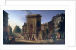 View of the Porte St. Denis and the Boulevard de Bonne Nouvelle by Pierre Alexandre Pau de Saint-Martin