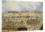 View of the Place de la Republique and the Fountain, 1848 by N. Pelcocq