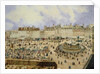 View of the Place de la Republique and the Fountain, 1848 by N. Pelcocq