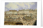 View of the Place de la Republique and the Fountain, 1848 by N. Pelcocq