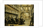 Louis XIII Anne of Austria and Cardinal Richelieu by Jean de Saint-Igny