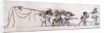 Cartoon depicting France as the slave trader of its colonies, c.1845-48 by French School