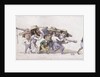 Cartoon depicting France as the slave trader of its colonies, c.1845-48 by French School