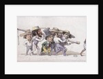 Cartoon depicting France as the slave trader of its colonies, c.1845-48 by French School