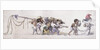Cartoon depicting France as the slave trader of its colonies, c.1845-48 by French School