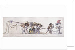 Cartoon depicting France as the slave trader of its colonies, c.1845-48 by French School
