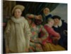 Harlequin, Pierrot and Scapin by Jean Antoine Watteau