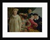 Harlequin, Pierrot and Scapin by Jean Antoine Watteau