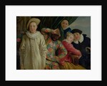 Harlequin, Pierrot and Scapin by Jean Antoine Watteau