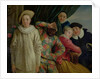 Harlequin, Pierrot and Scapin by Jean Antoine Watteau