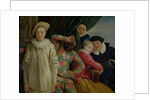 Harlequin, Pierrot and Scapin by Jean Antoine Watteau