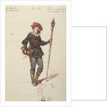 Hunting costume design for 'Giselle' by Adolphe Adam c.1841 by Paul Lormier